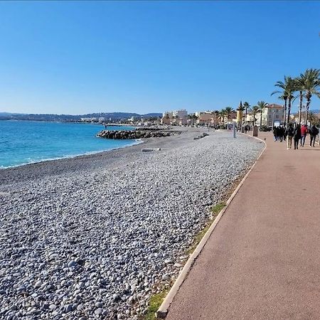 Studio Cosy Terrasse Front Mer Cagnes-sur-Mer Bagian luar foto